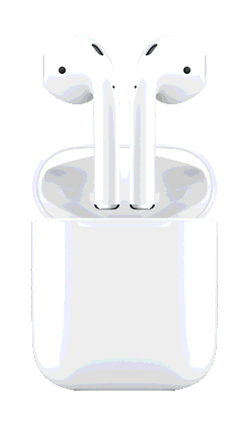 אוזניות AirPods (דור שני) עם מארז טעינה